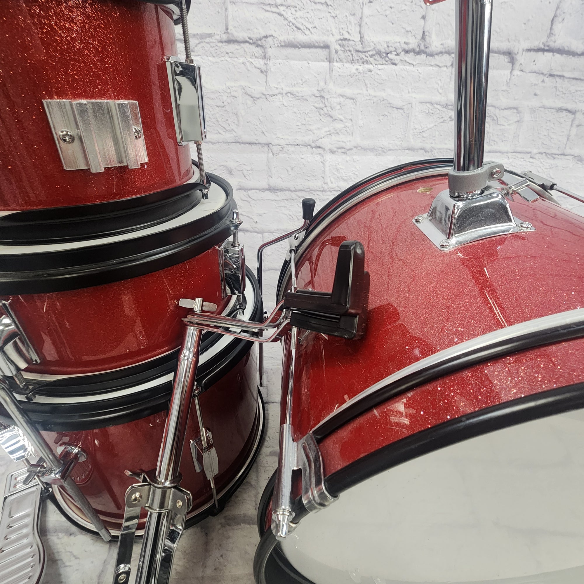 Cecilio Junior 5pc Drum Set with Stands and Cymbals