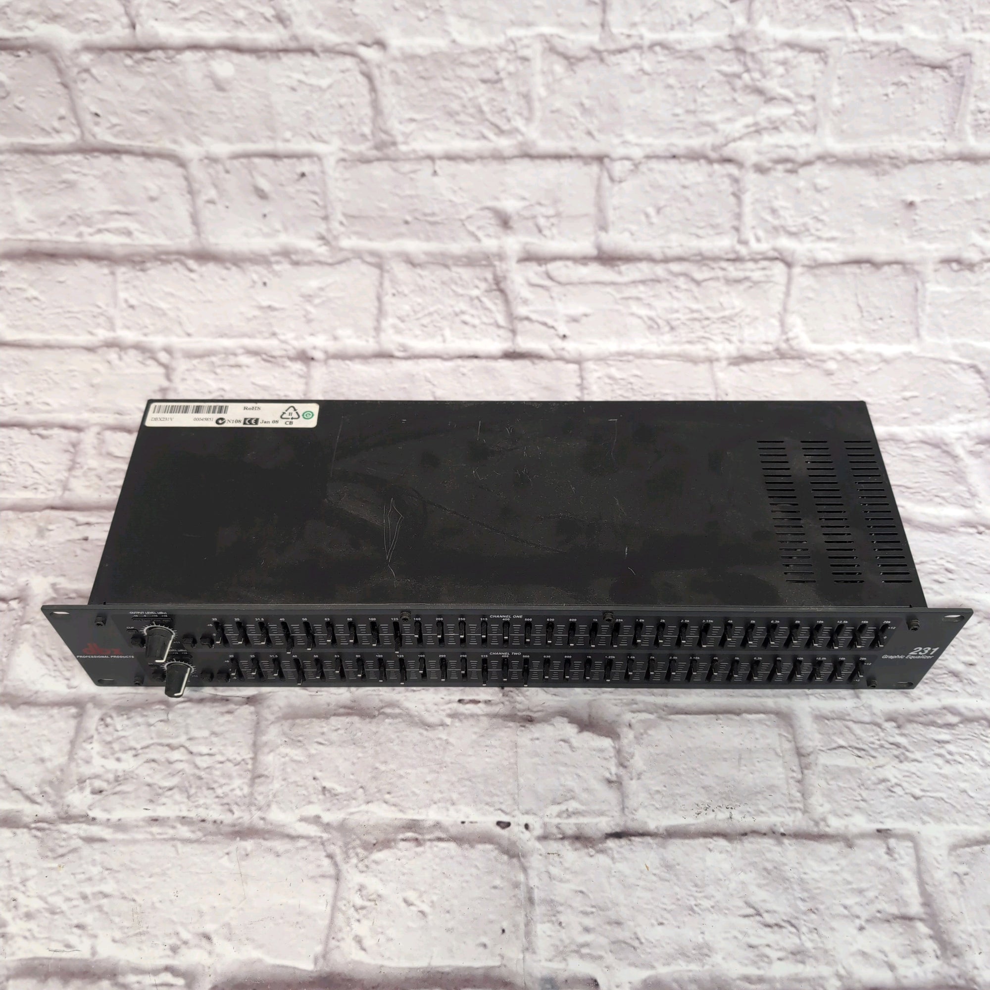 DBX 231 Dual Channel 31-Band Rack EQ