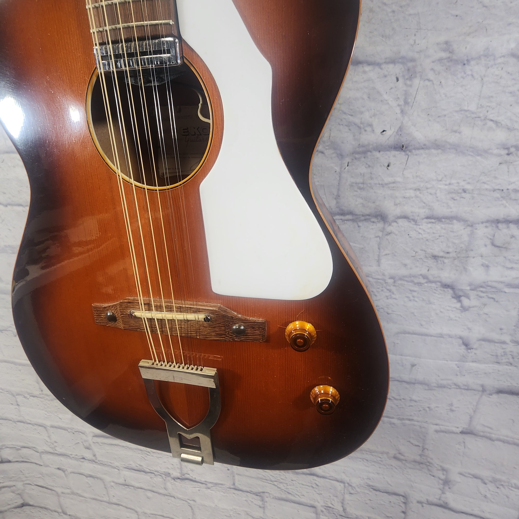 EKO Vintage Ekoette V/XII El 12 String Thinline Acoustic Guitar