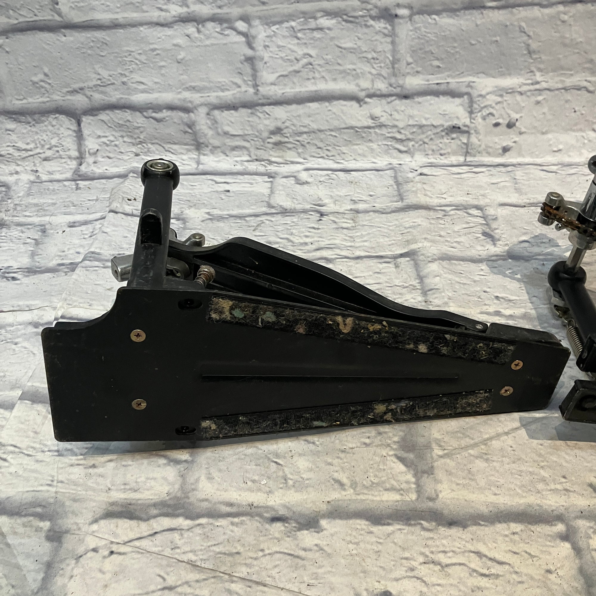 Pacific Double Kick  (as is - missing linkage arm and left beater)  Bass Drum Pedal