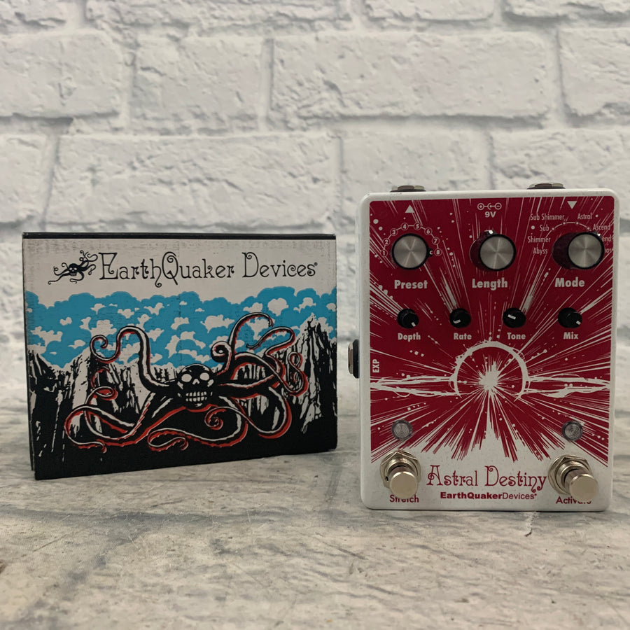 EarthQuaker Devices Astral Destiny Octal Octave Reverberation Odyssey Pedal