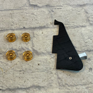 Unknown Black Les Paul Pickguard with Mounting Bracket