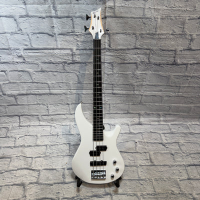 Mitchell MB100 White 4 String Bass Guitar