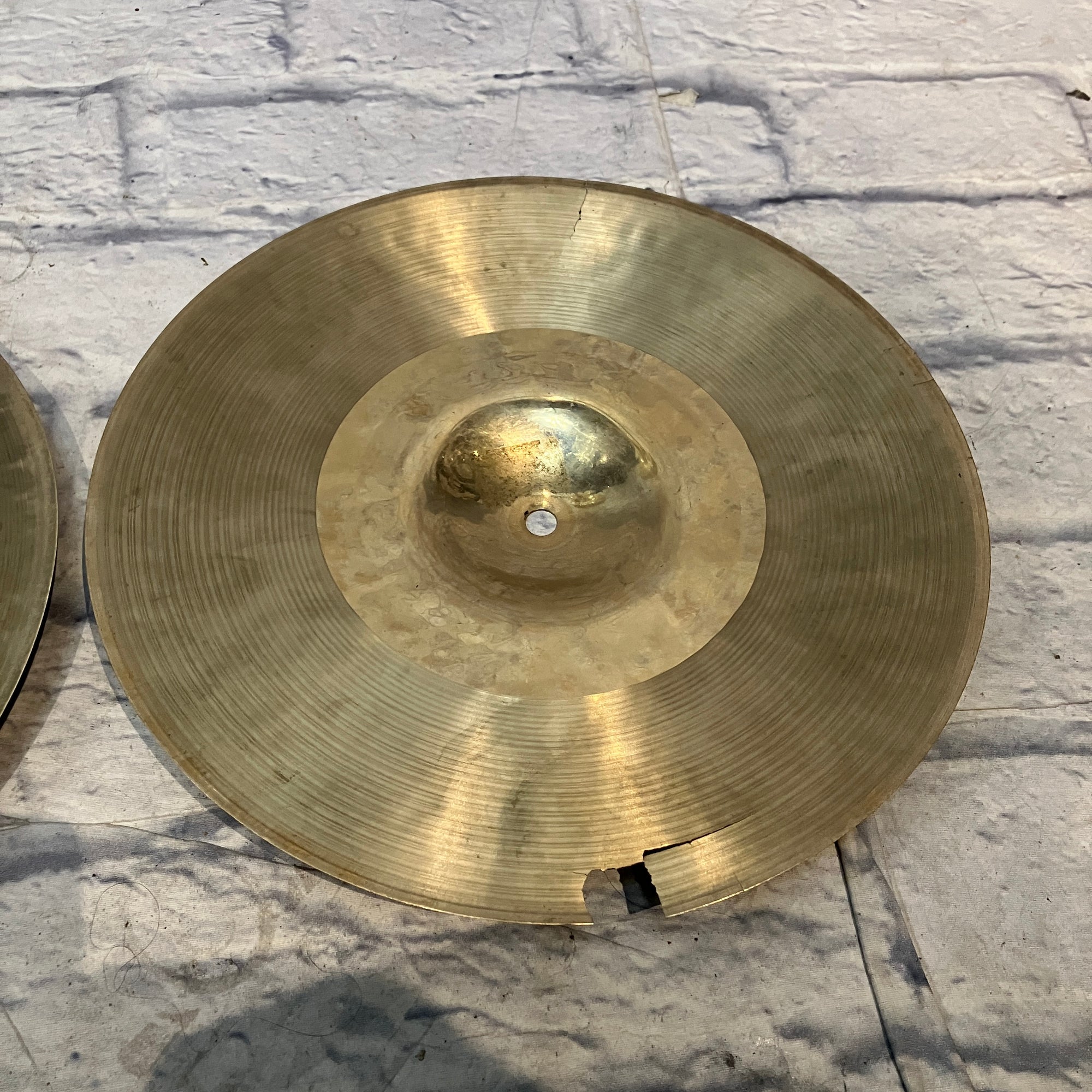 Zildjian 13" K Custom Hybrid Hi Hat Pair - CRACKED