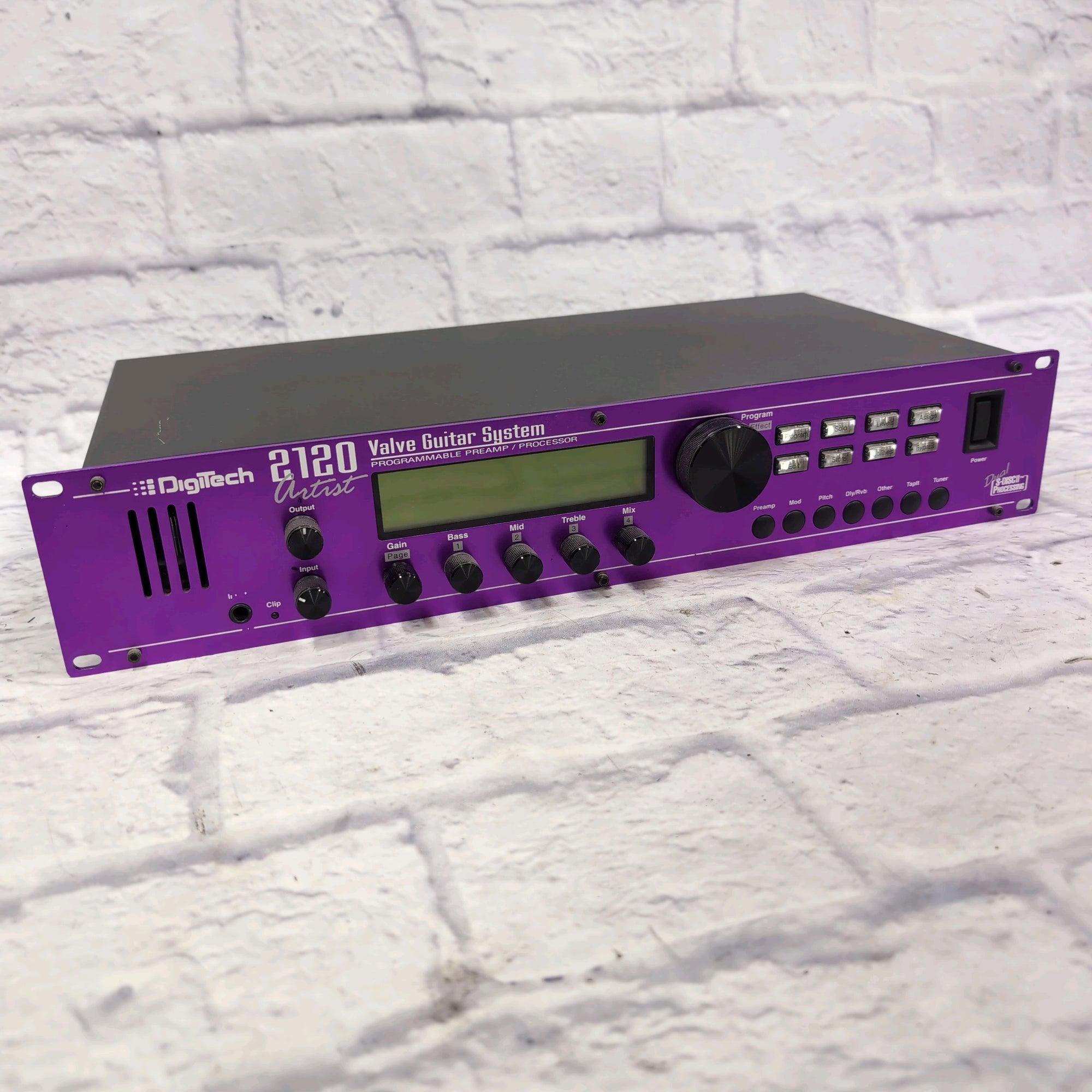 Digitech 2120 Artist Valve Guitar System VGS Rack Multi