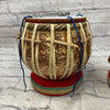 Unknown Tabla Set with Covers and Stands