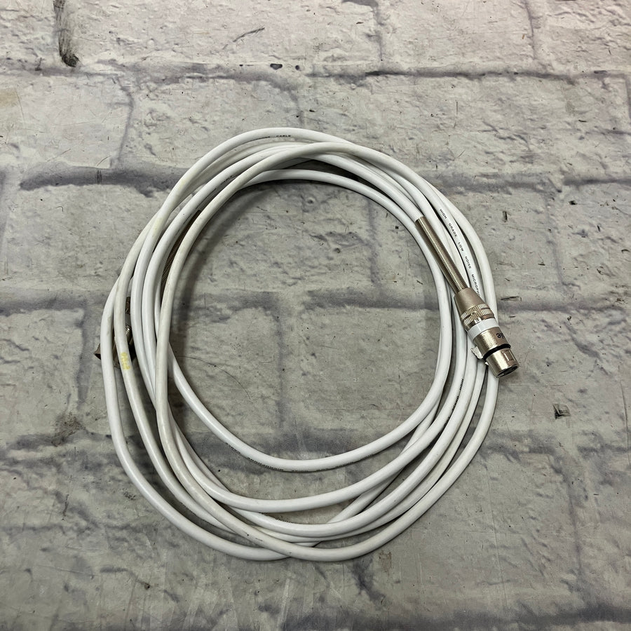 KXABLE 20' White XLR Microphone Cable