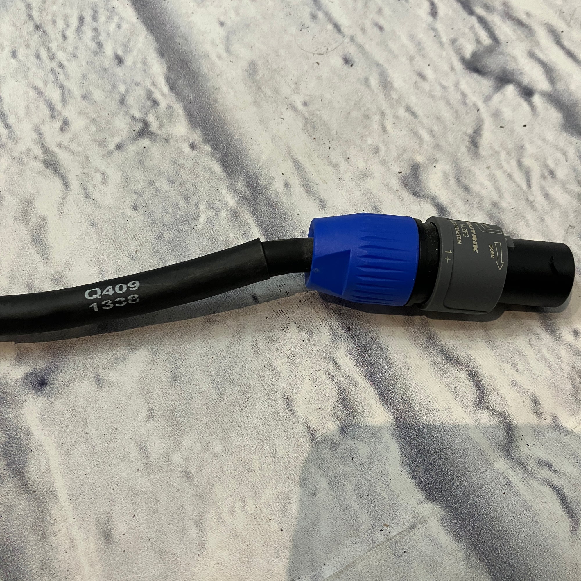 Pair of Livewire Elite S12NQ50 Speaker Cables Speakon to TS