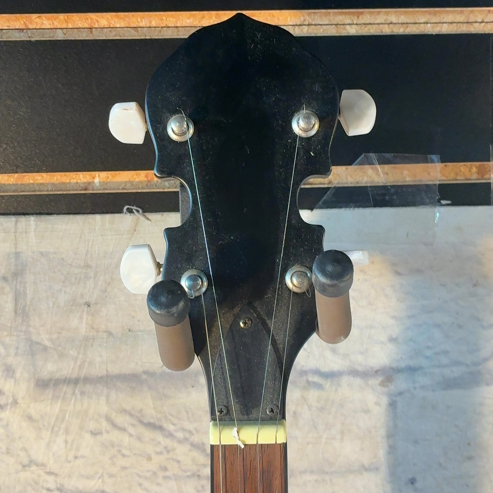 Johnson 5 string Red Mahogany Banjo