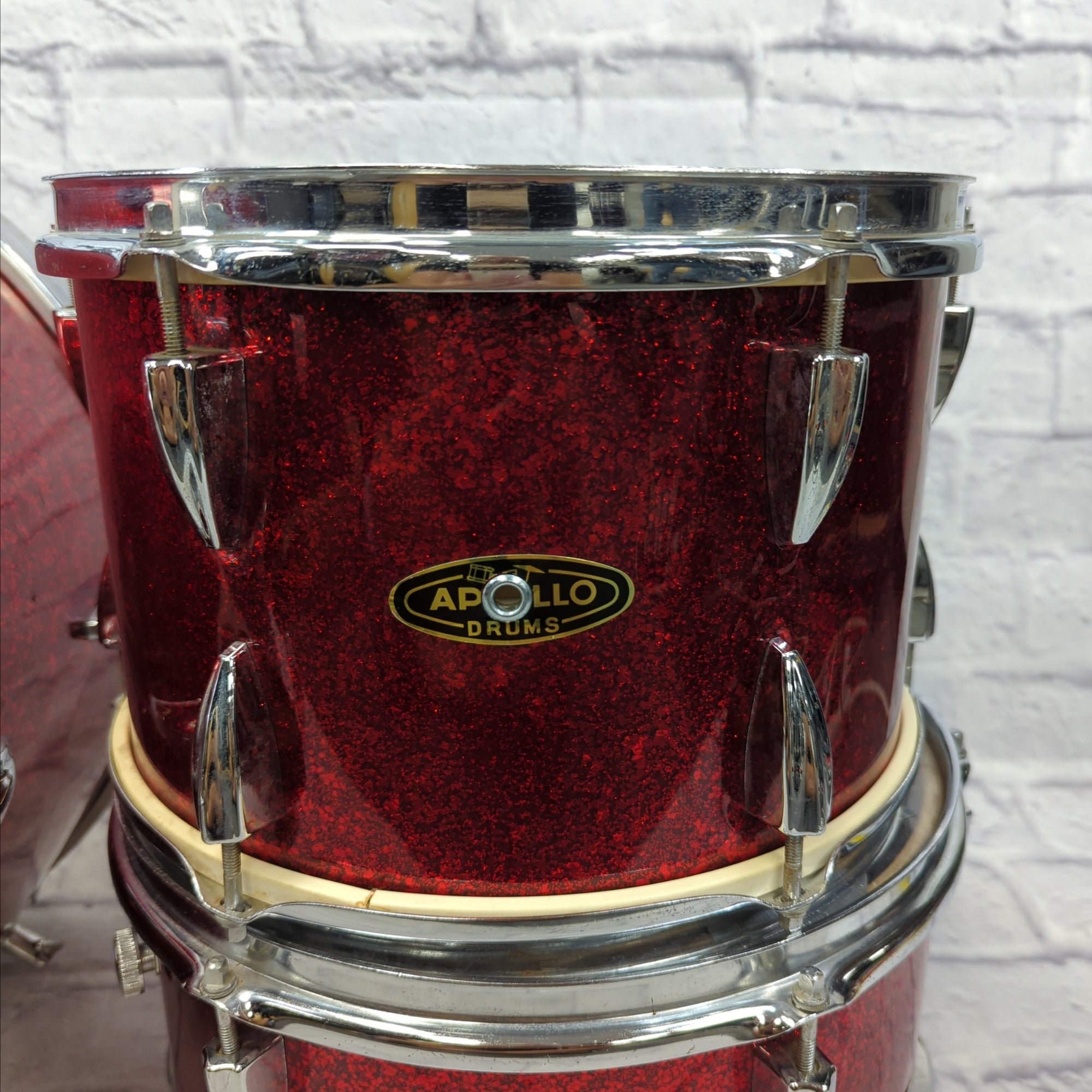 Apollo 3pc Red Sparkle MIJ 1960s Drum Set