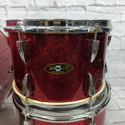 Apollo 3pc Red Sparkle MIJ 1960s Drum Set
