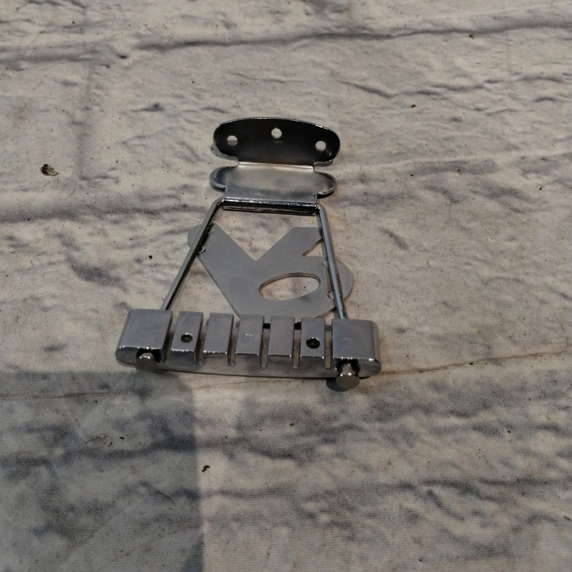 Unknown "R" Guitar Tailpiece