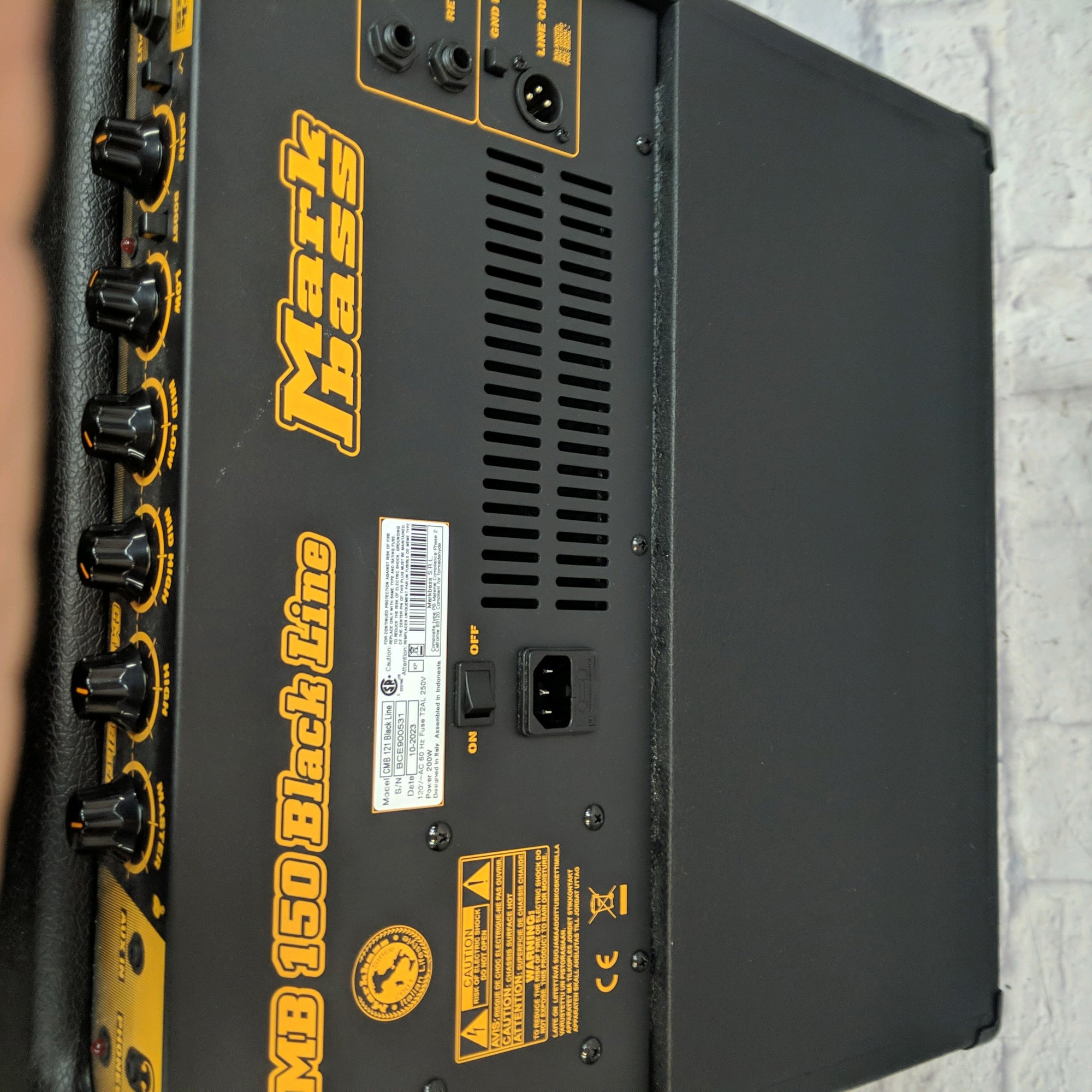 MarkBass CMB121 Black Line 1x12 150watt Bass Combo Amp