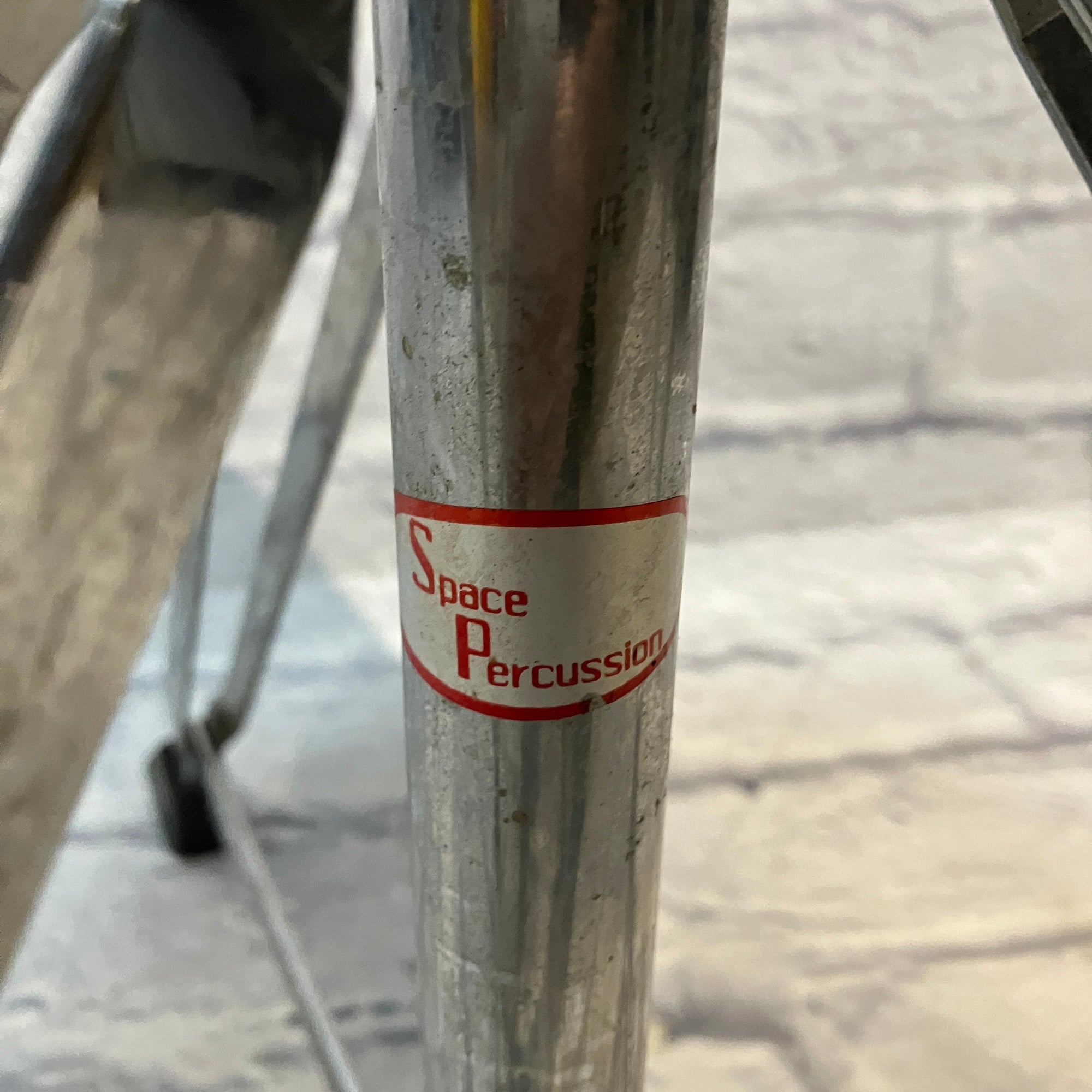 Space Percussion 1980's Brown Drum Throne Drum Throne