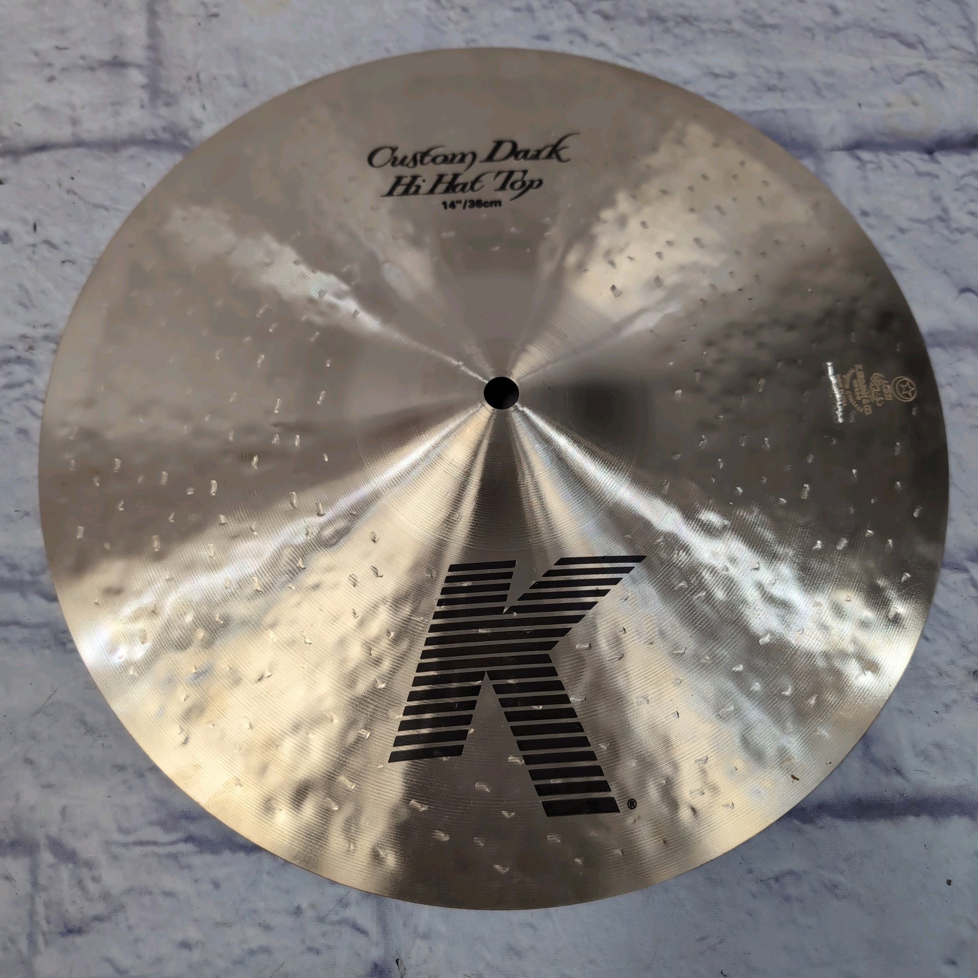 Zildjian 14" K Custom Dark Hi Hat Cymbal (Pair)