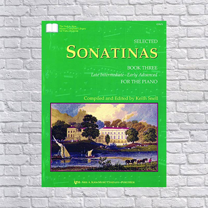 Selected Sonatinas, Book 3 Late Intermediate-Early Advanced Piano Book
