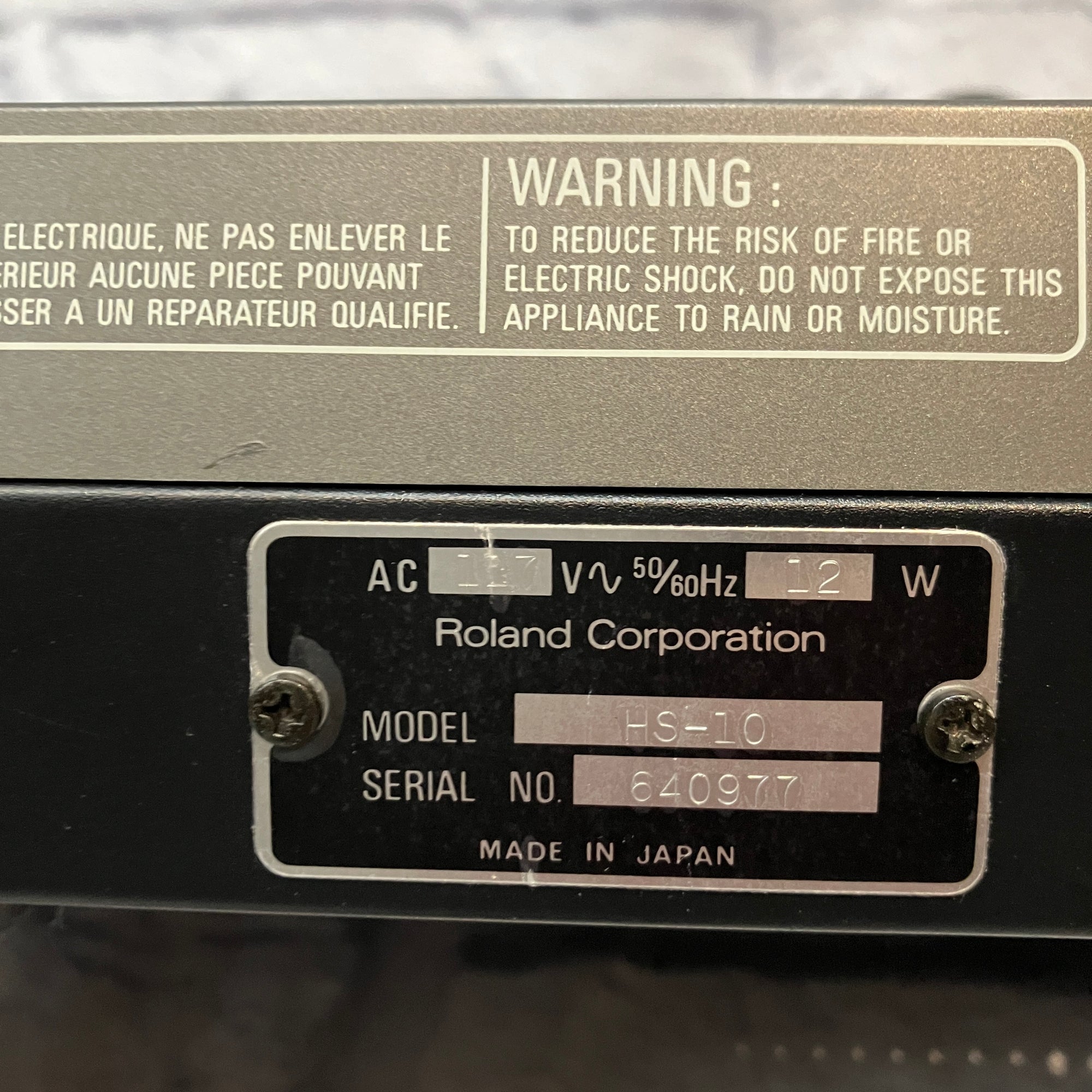 Vintage Roland HS-10/Juno 1 Synth Plus 10 Keyboard