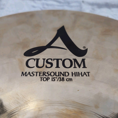 Zildjian 15" A Custom Mastersound Hi-Hat Cymbals (Pair)