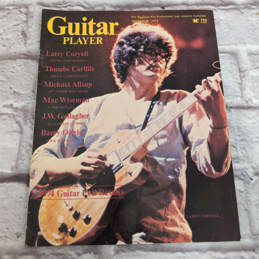 Vintage Guitar Player Magazine December 1974 Larry Coryell