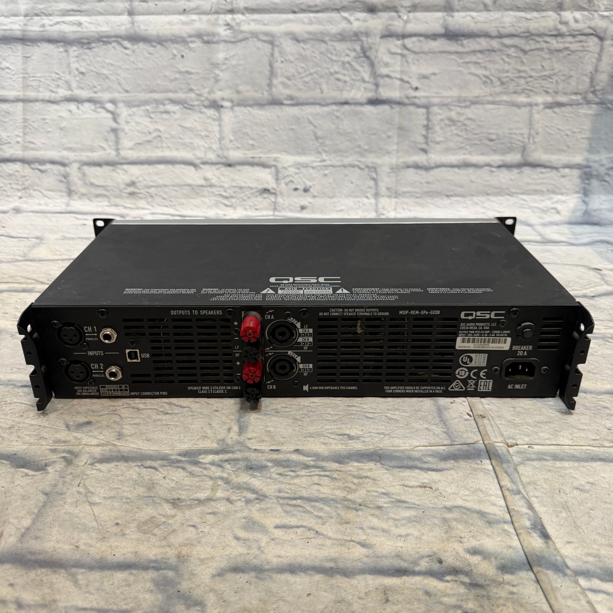 QSC GXD 8 Power Amp