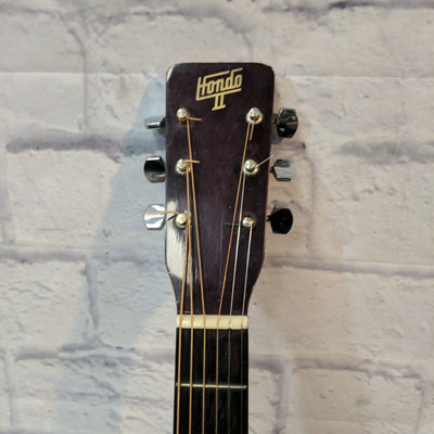 Hondo II Dreadnaught Acoustic Refinished