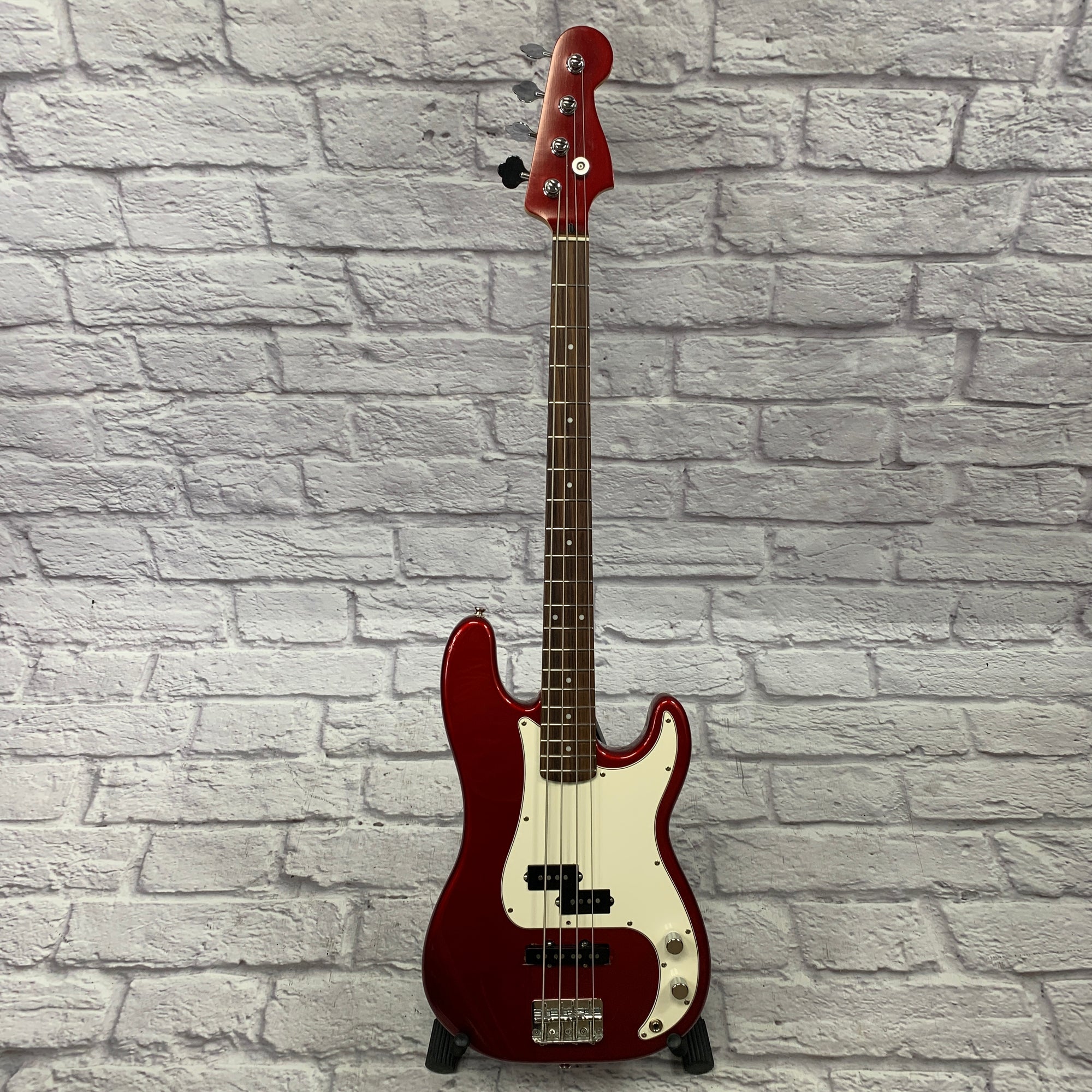 Unknown Partscaster PJ Bass Candy Red