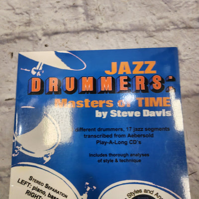 Unknown Jazz Drummers Masters of Time Book with CD