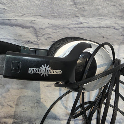 gear4music  With 10 Foot Cable Studio Headphones (not functioning: AS IS)