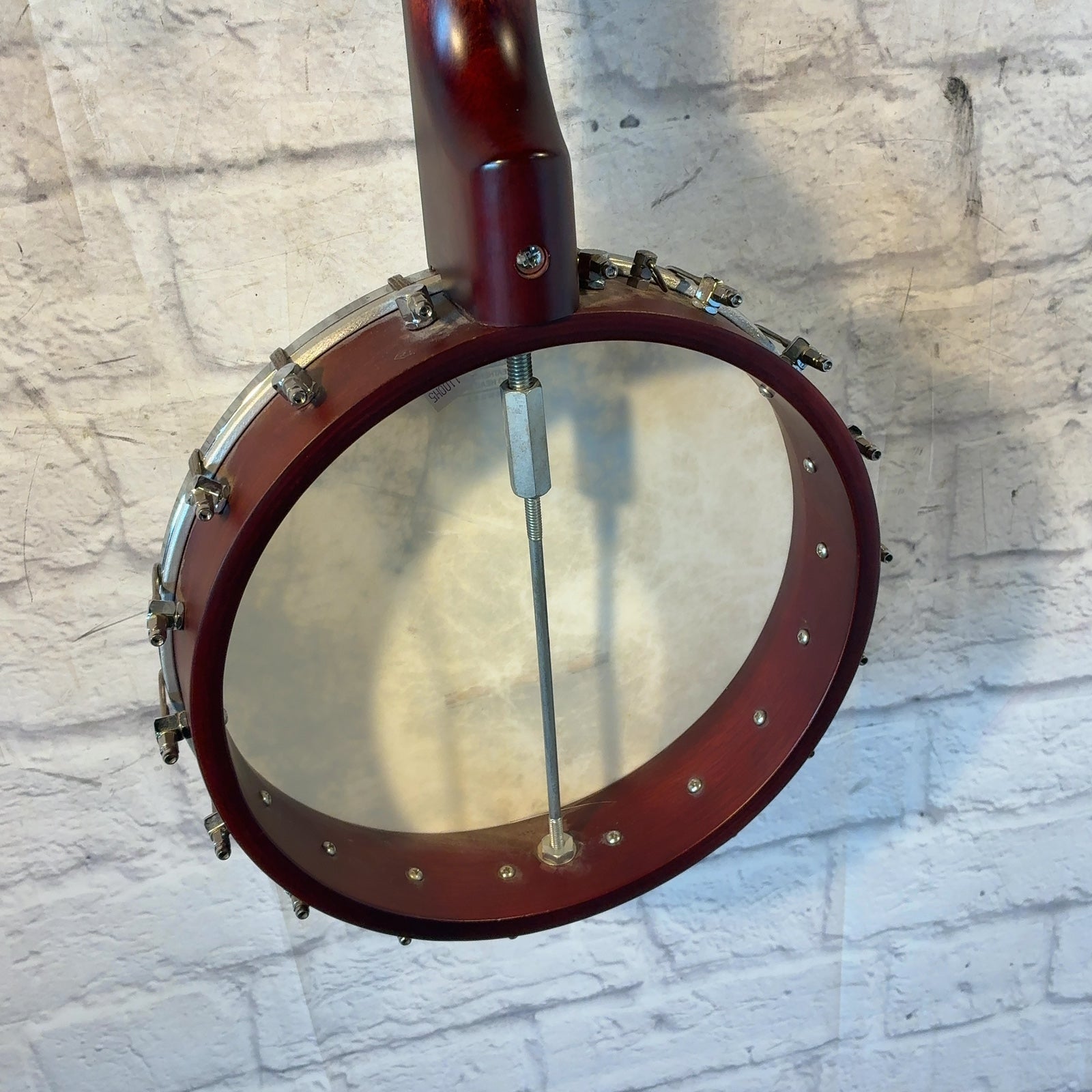 Johnson 5 string Red Mahogany Banjo