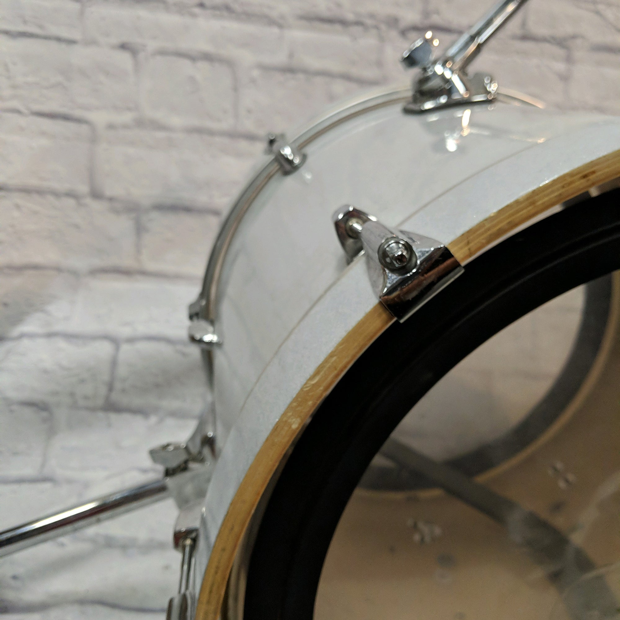 SPL Street Bop Birch Ply 3 Piece Shell Pack Silver Metallic  Drum Kit