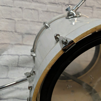 SPL Street Bop Birch Ply 3 Piece Shell Pack Silver Metallic  Drum Kit