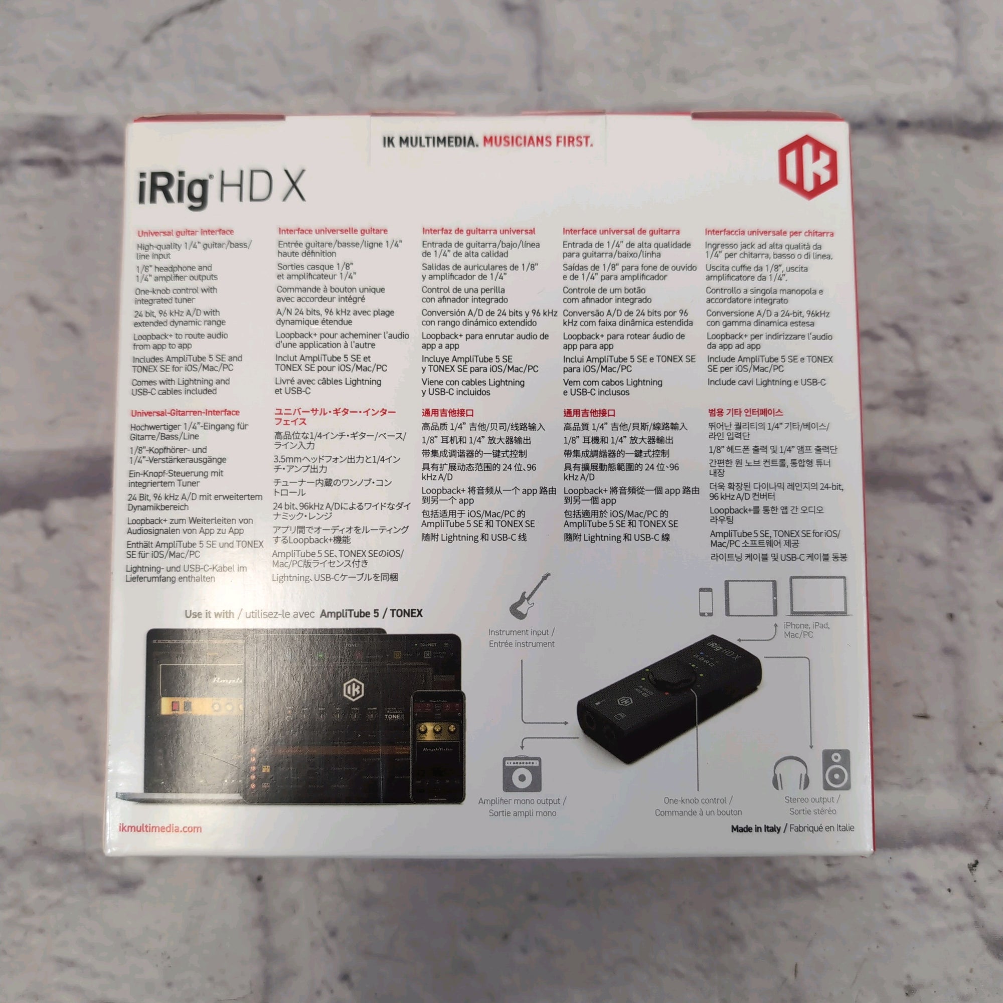IK Multimedia iRig HD X Guitar Interface