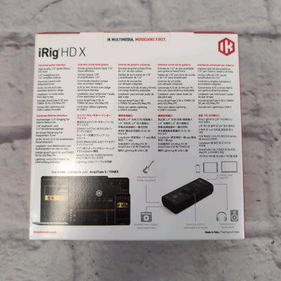 IK Multimedia iRig HD X Guitar Interface