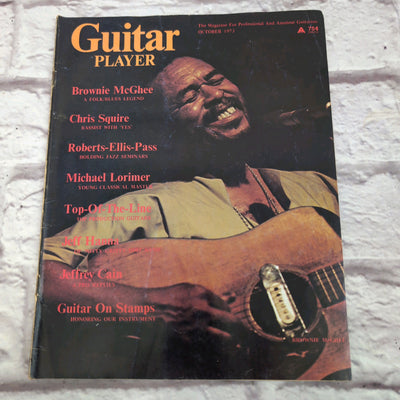 Guitar Player October 1973 Brownie McGhee Vintage Guitar Magazine