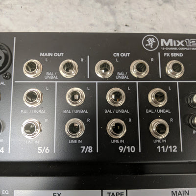 Mackie Mix12FX 12 Channel Mixer with Effects
