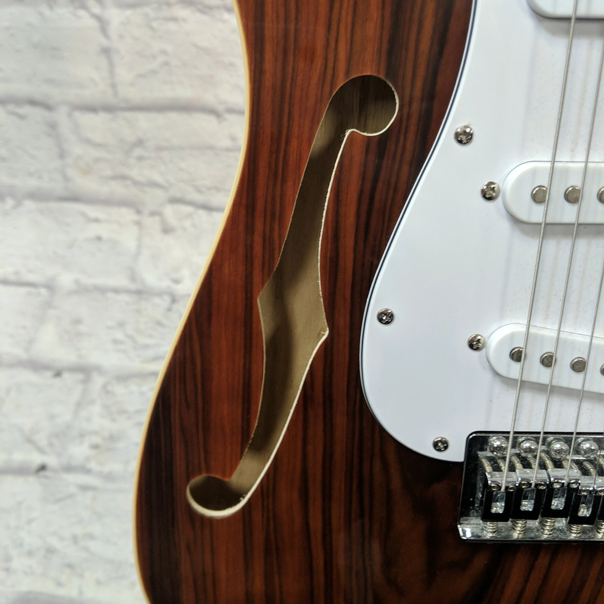 Cozart Semi Hollow Strat Style Electric Guitar
