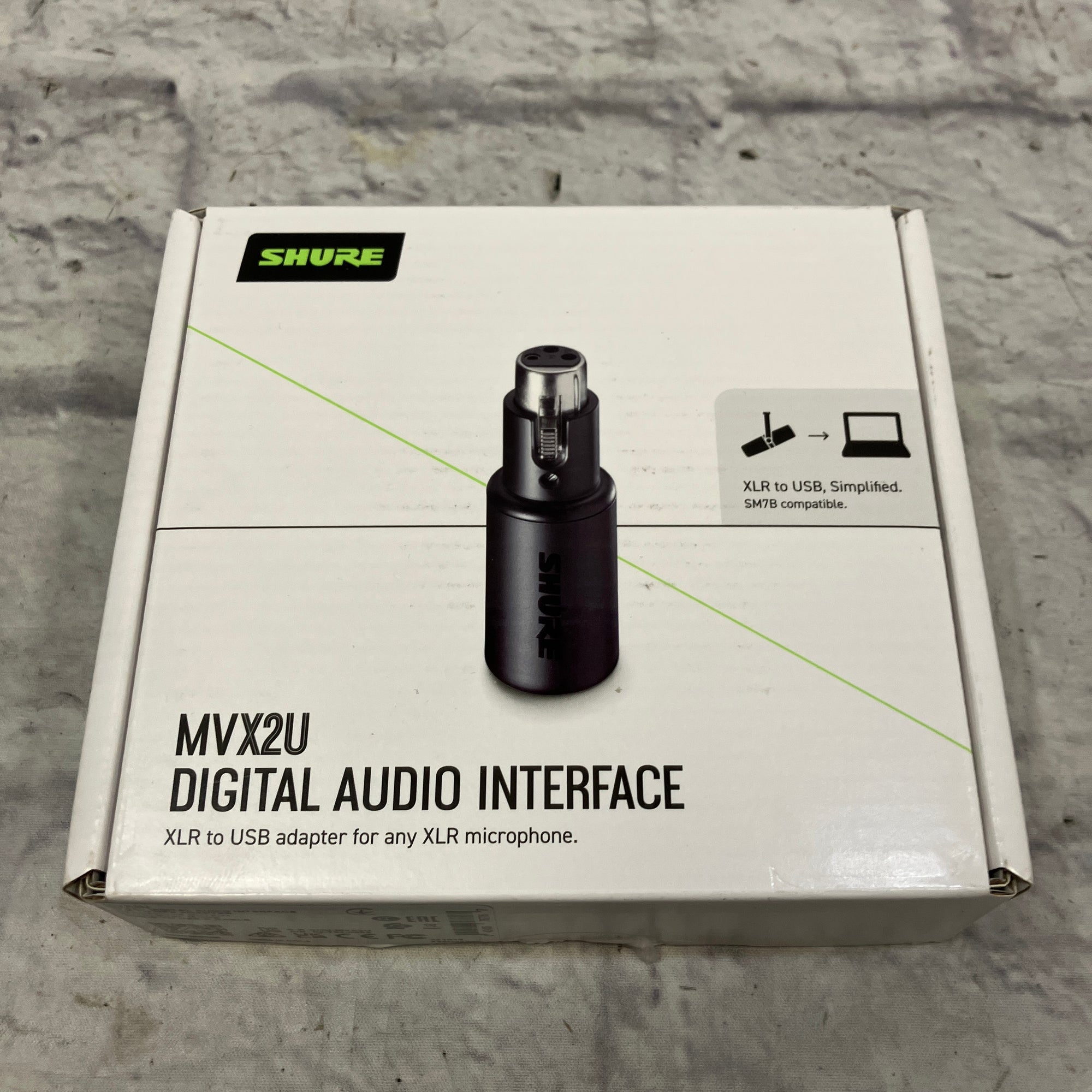Shure MVX2U Digital Audio Interface XLR-USB Adapter