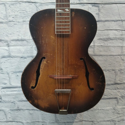 Regal 1940's Spruce Archtop Acoustic Guitar