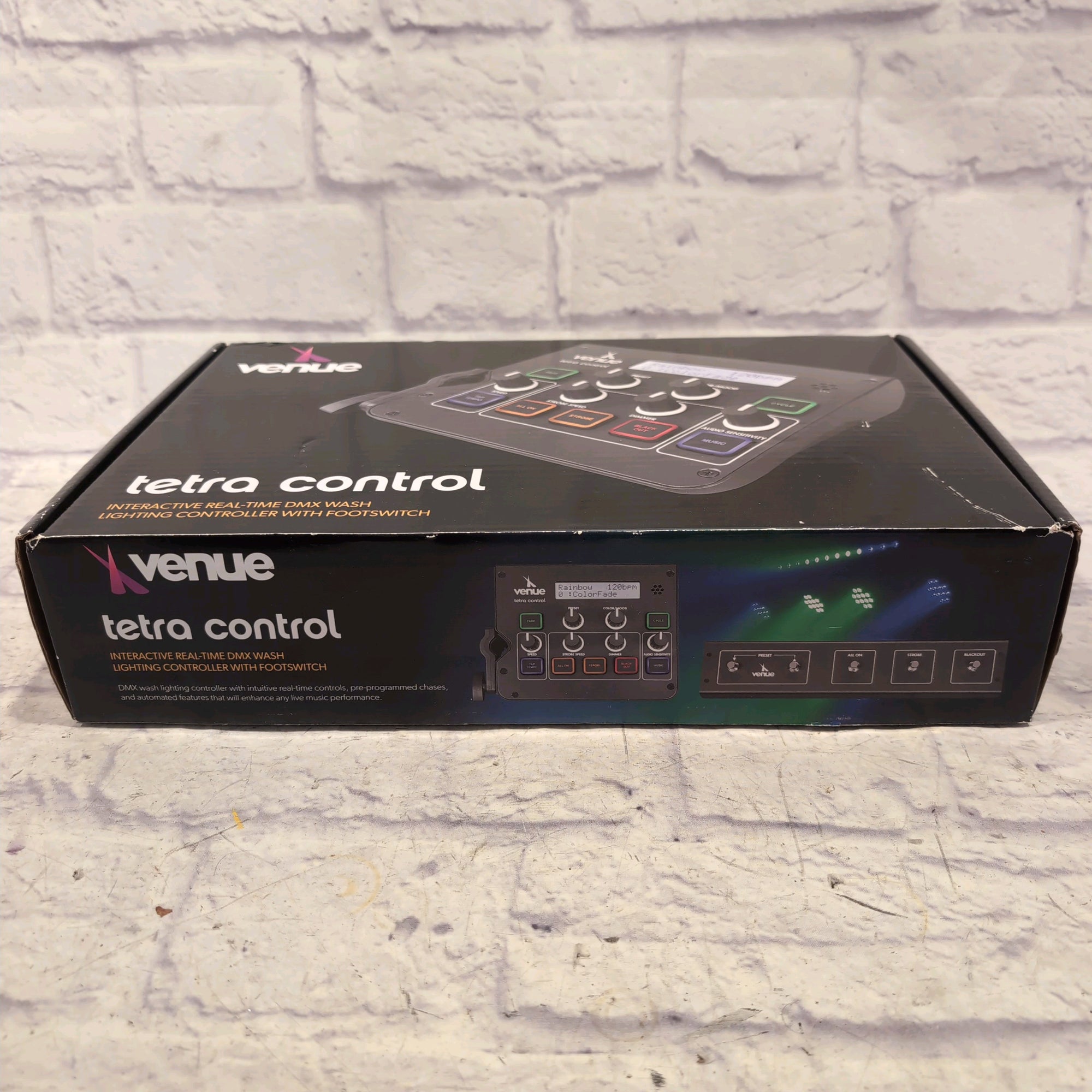Venue Tetra Control DMX Controller and Footswitch