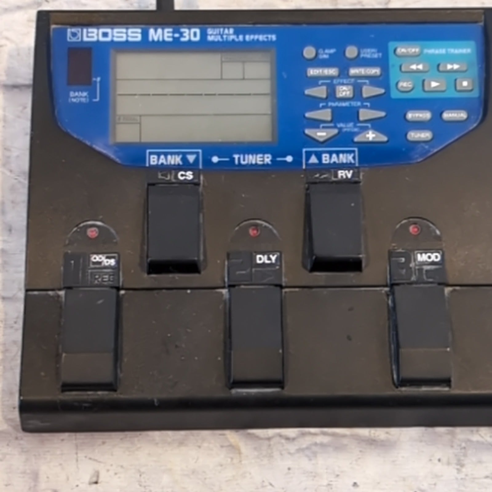 Boss ME-30 Multi Effects Pedal w/ Power Supply