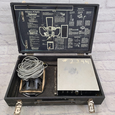 Vintage Perma Power Battery Powered Portable PA System