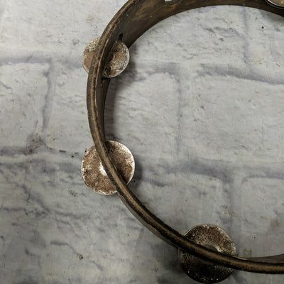 Unknown Vintage Wood Tambourine