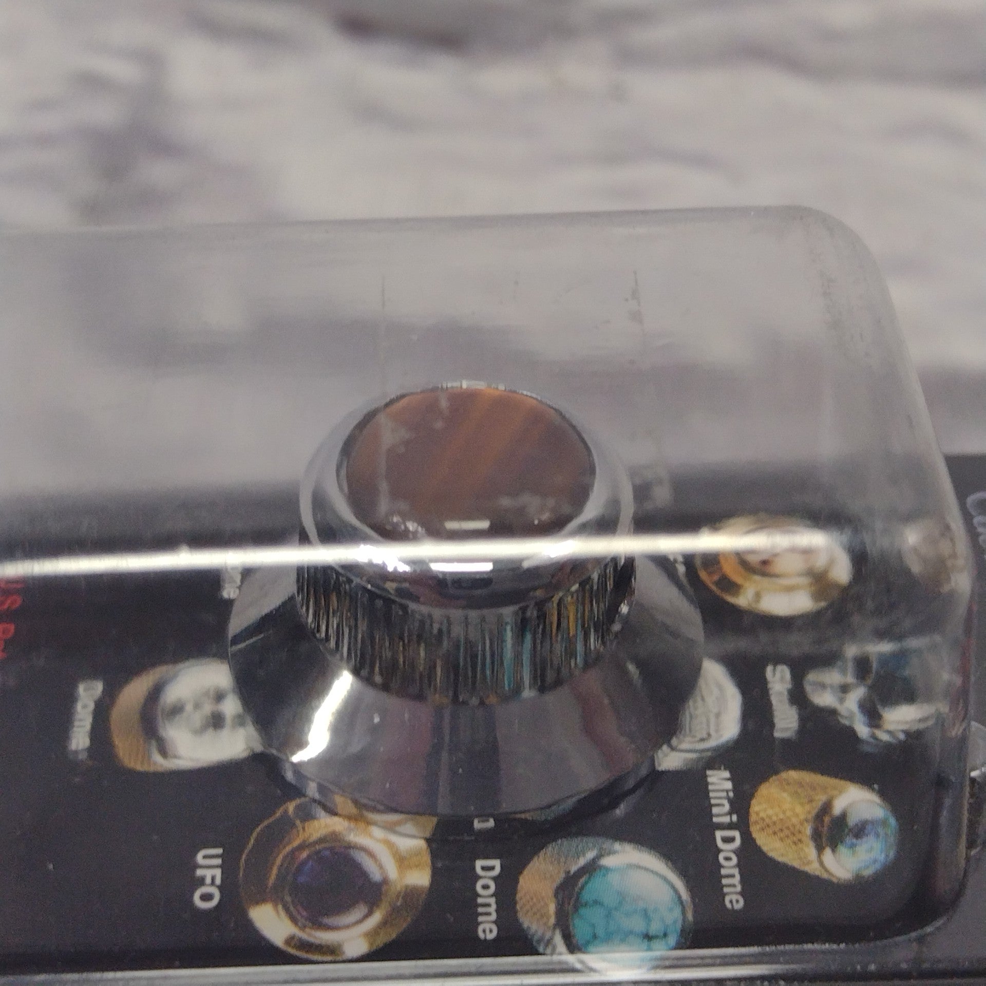 Q-Parts Custom Guitar Knob - Wood Top