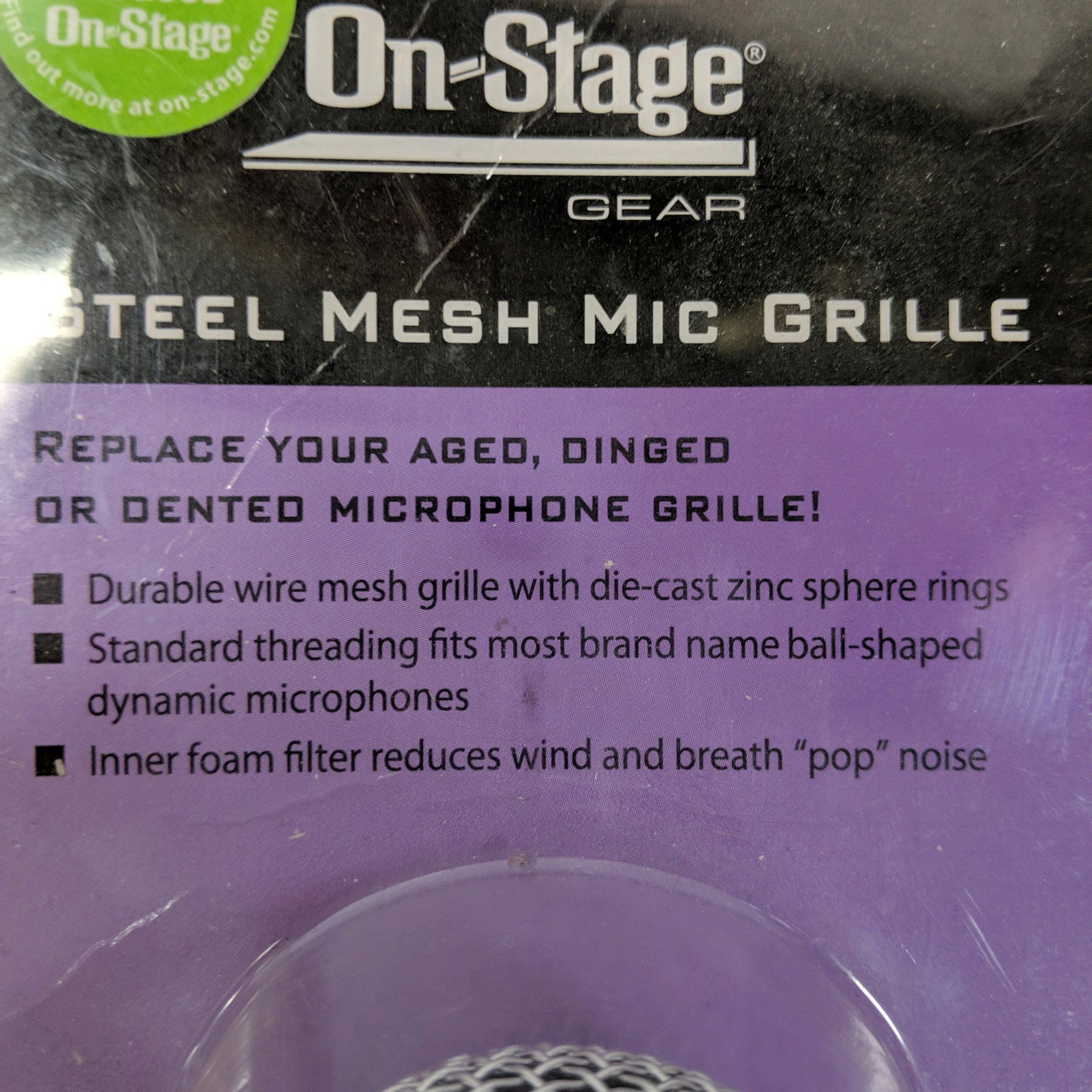 On Stage Stands Steel Mesh Mic Grille null