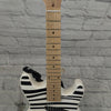 BG Mini Strat "White Tiger" Electric Guitar