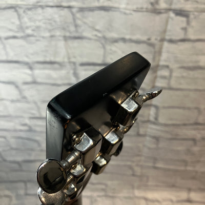 Goya G-314B Vintage 1970s Acoustic Guitar - Black w/ case