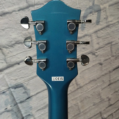 Gretsch G2655t Semi Hollow Electric Guitar Blue Sparkle