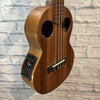 Mele 6 String Tenor Ukulele Double Sound Hole w/ Pickup w/ case