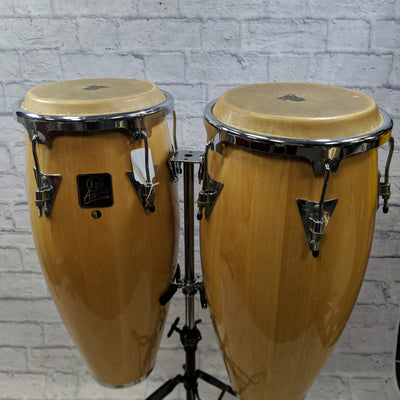 LP Latin Percussion Aspite Conga Set with Stand and Bags