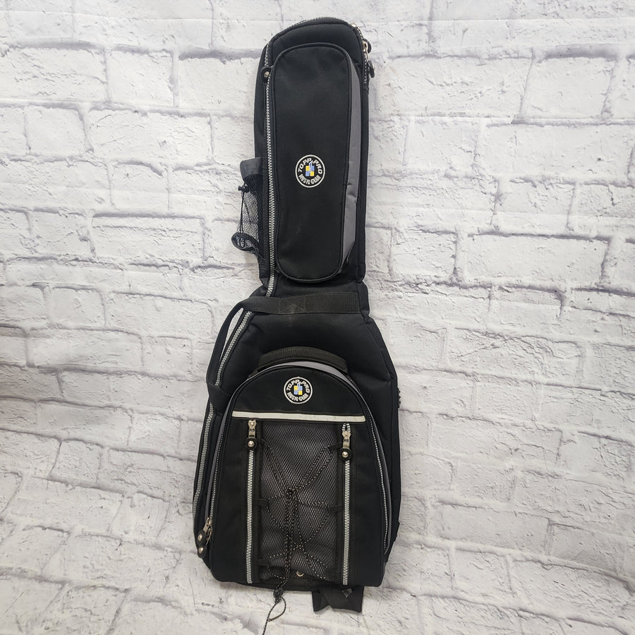 Topp Pro Electric Guitar Gig Bag with Removable Backpack Pocket
